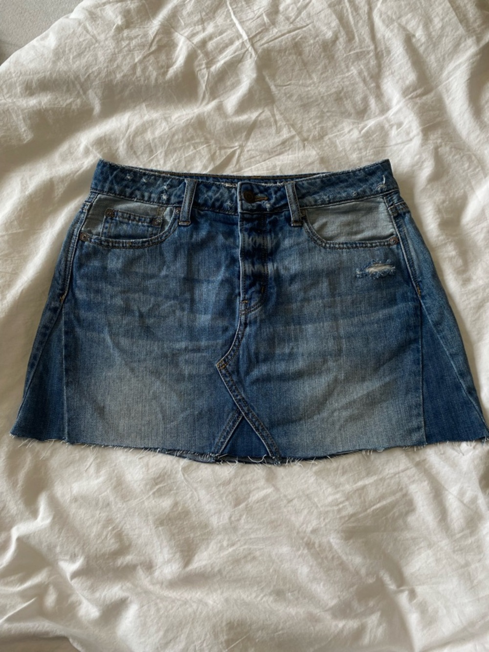 American Eagle Outfitters Blue Denim Mini Skirt